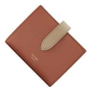 Celine Tri fold Wallet Coin Red